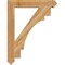 Ekena Millwork Merced Arts & Crafts Rough Sawn Bracket, Western Red Cedar, 4"W x 28"D x 36"H BKT04X28X36MRC03RWR - alternate 3